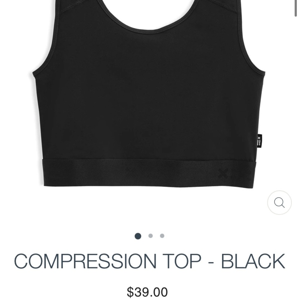 TOMBOYX Compression Top Black 4x NWT